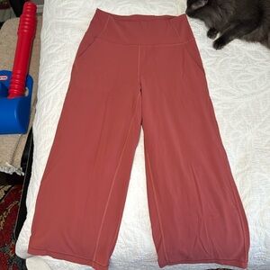 Lululemon Align Wide Leg Crop Pants, size 8, EUC